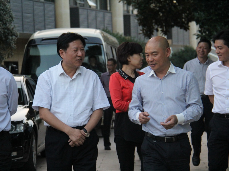 浙江省副省长毛光烈一行莅临公司视察事情-佰福国际药业