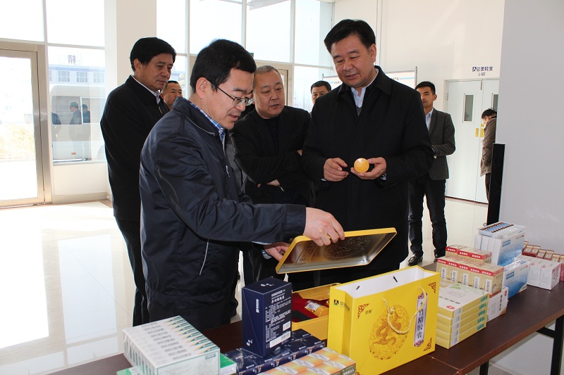 内蒙古巴彦淖尔市政协主席闫鹏一行莅临内蒙古佰福国际调研-佰福国际药业